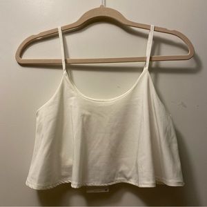 TWO Cropped Zara Trafaluc White Tops